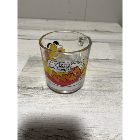 Vintage 1978 McDonald’s Jim Davis Garfield Collection glass mug - Picture 1 of 6